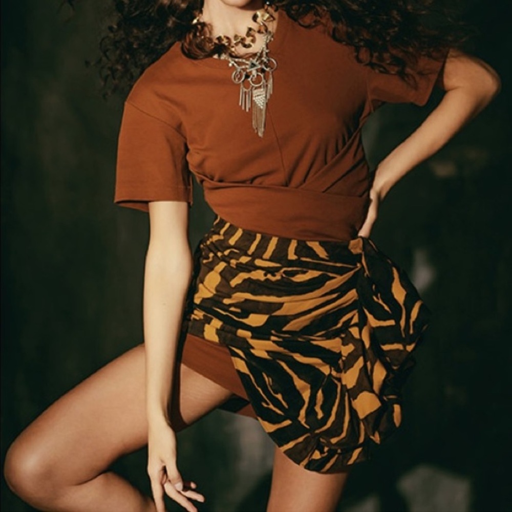 H&M Studio Print Jump Mini Skirt S/S 19 Collection